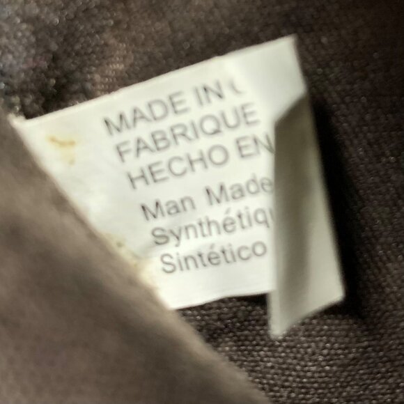 Y2K Brown Faux Vegan Leather Purse Initial C 2000's Style Small Snap Closure - Picture 6 of 6